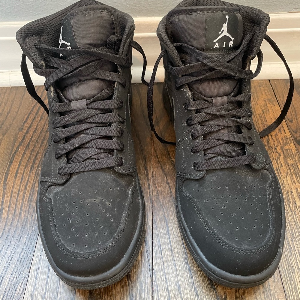 Men’s Air Jordan 1 mid bg black sneakers